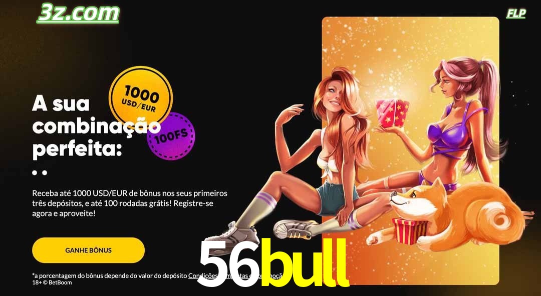 56bull cassino online Brasil com promoção especial de depósito e jackpots