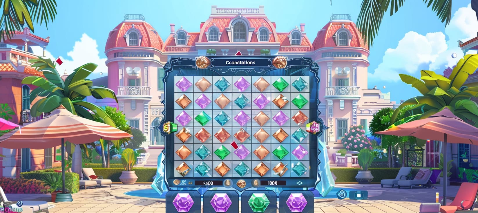 56bull Constellations slot game cassino online com pedras preciosas