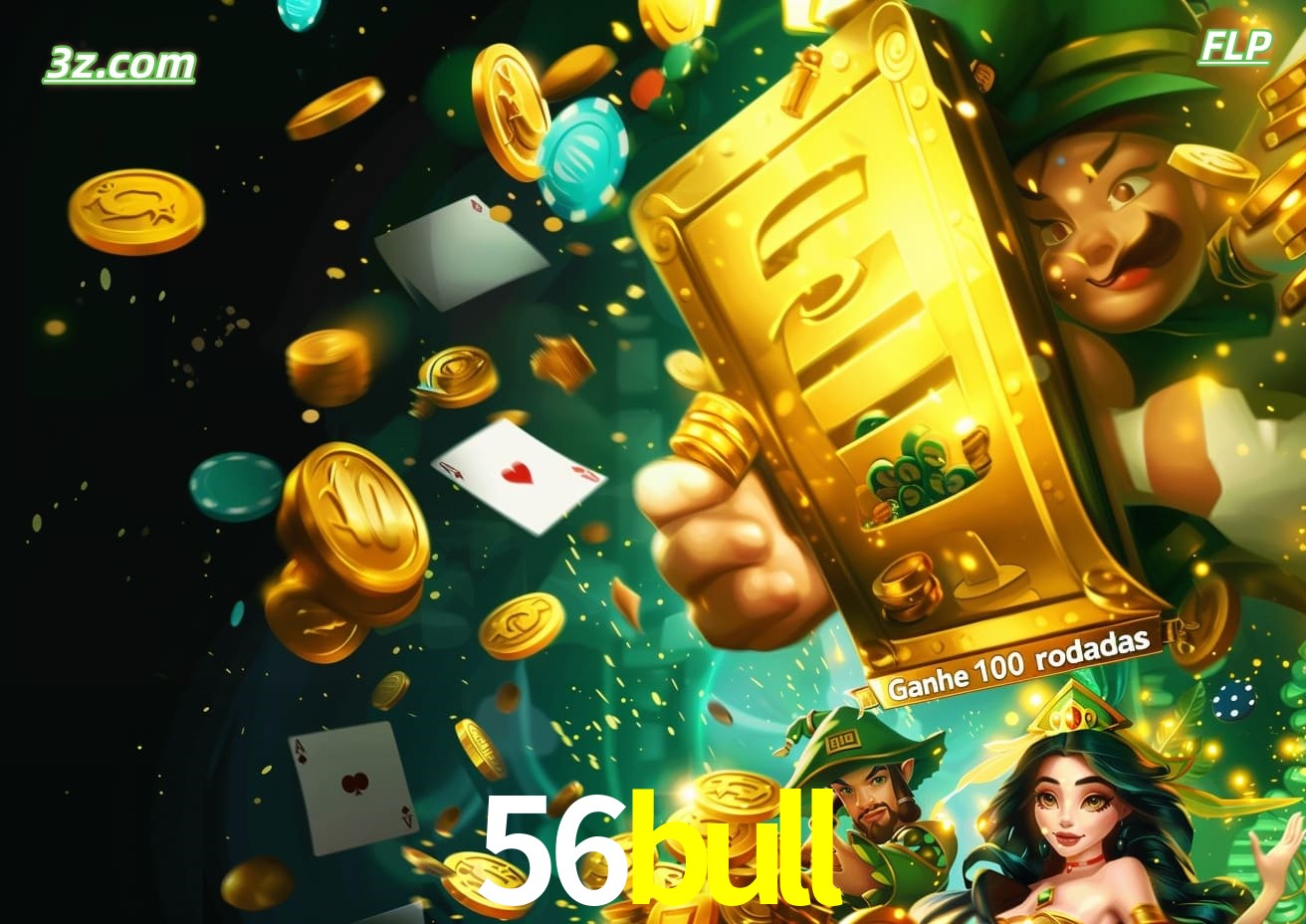 Cassino online 56bull Brasil com caça-níqueis e bônus de 100 rodadas grátis