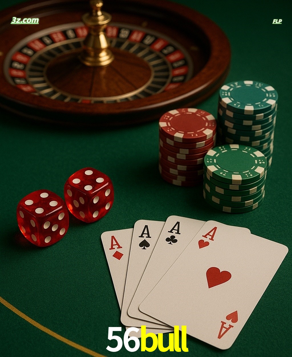 Cassino online 56bull com jogos de mesa: roleta, dados, pôquer e fichas